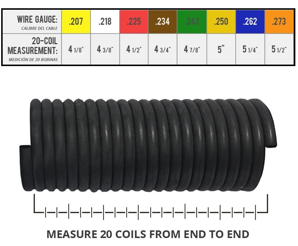 Torsion Garage Door Springs .225 x 1.75" x 27" (Left & Right Wound)