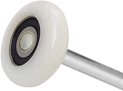 Surpass 2'' Ultra-Quiet Nylon Garage Door Rollers, 6200 Bearing and 7'' stem Rotate Quiet and Durable, Reuse More Than 100,000 Cycles (10 Pack)