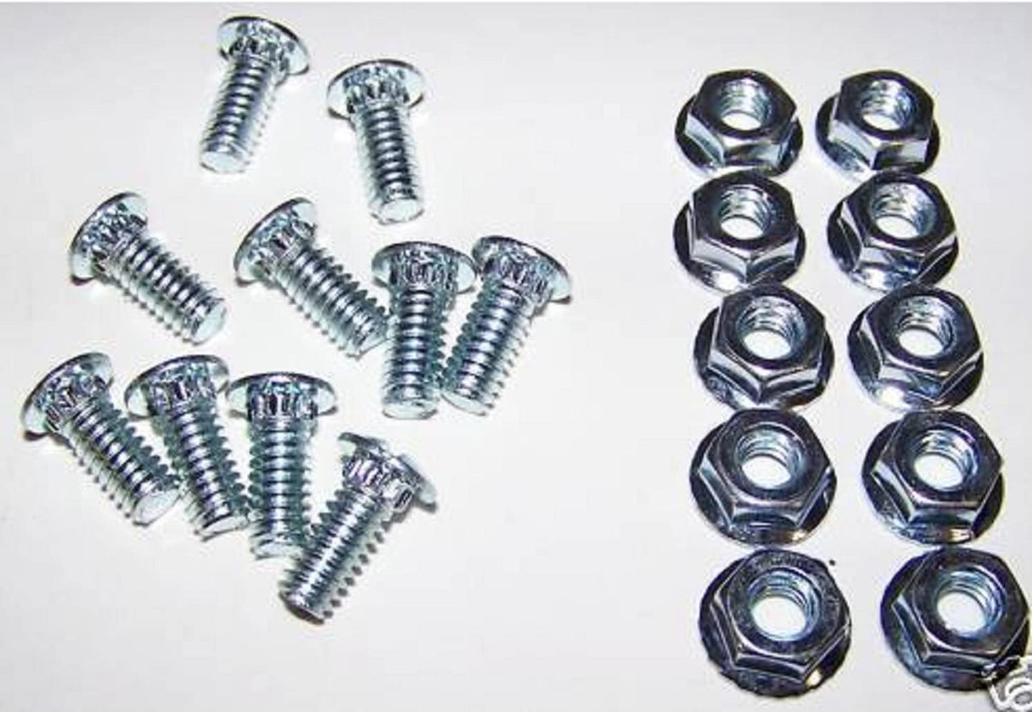 USA Premium Store Track Bolts - Garage Door Hardware Screw - Nuts Bolt