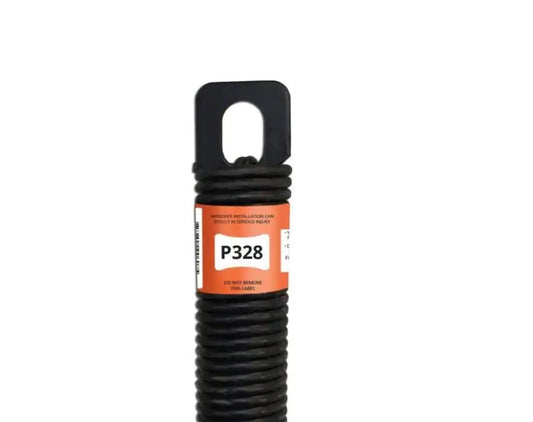 P328 - 28 in. Garage Door Plug-End Extension Spring (0.244 in. No. 3 Wire)