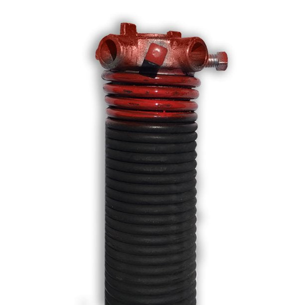 Garage Door Torsion Spring 225 x 1.75" x 27" (Right Wound Replacement) Left Side (Cone Color: Red)