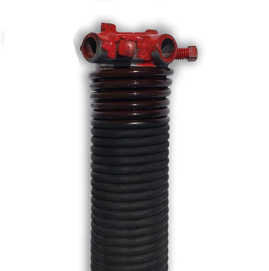 Garage Door Torsion Spring .234 x 1.75" x 29" (Right Wound Replacement) Left Side (Cone Color: Red)
