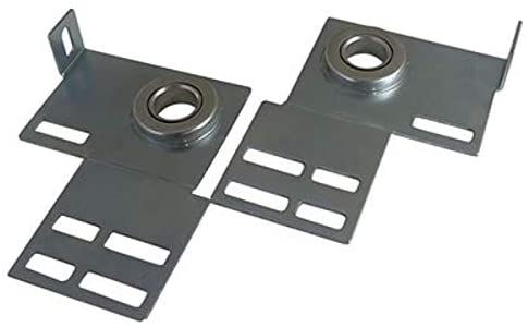 One Pair (L&R) ~ Residential Brackets Garage Door End Bearing Plates