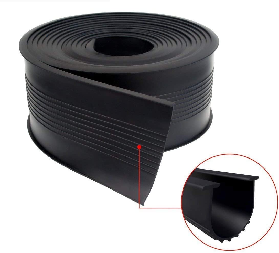 DURA-LIFT Garage Door Double-T Rubber Weather Seal 16' Wide Doors