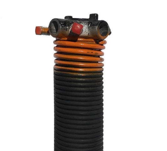 Garage Door Torsion Spring 273 x 1.75" x 40” (Right Wound Replacement) Left Side (Cone Color: Red)