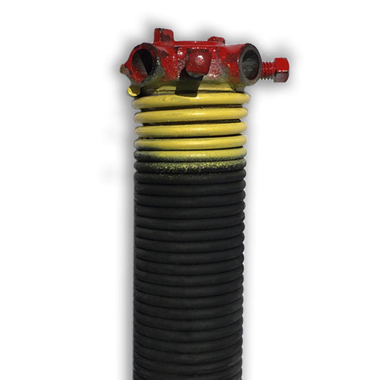 Garage Door Torsion Spring 207 x 1.75" x 31" (Left Wound Replacement) Right Side (Cone Color: Red)